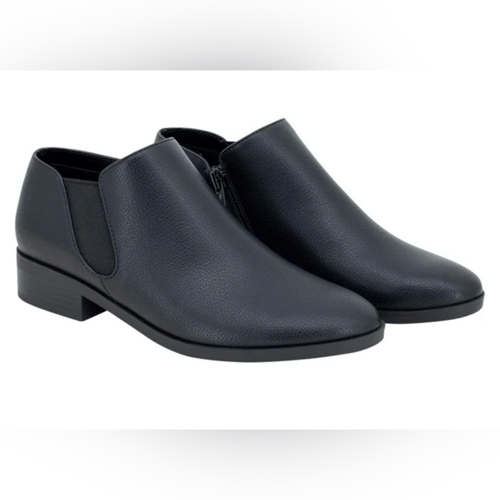 Kensie Black Leather Men's Boots